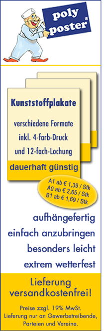 Anzeige Polyposter